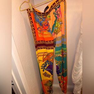 Versace Spring Summer Silk Foulard collection  Leggings READ DESCRIPTION
